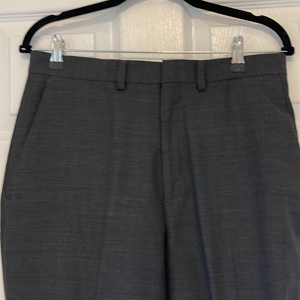 DKNY mens dark grey dress pants - Picture 7 of 11